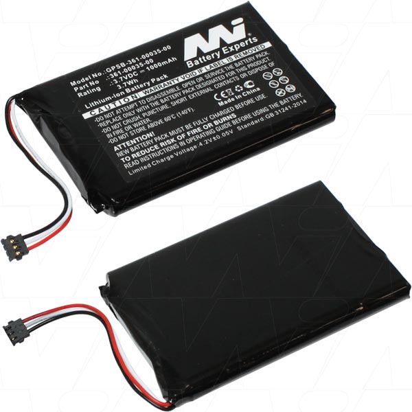 MI Battery Experts GPSB-361-00035-00-BP1
